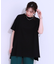 ヒップが隠せる バックシャーリング チュニックTシャツ