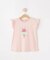 【100-150cm/ひんやり】花びらモチーフTシャツ