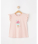 【100-150cm/ひんやり】花びらモチーフTシャツ