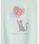 【100-150cm/ひんやり】花びらモチーフTシャツ