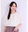 【洗える/S-LL】大人の上品シルエット タックデザイン 5分袖ブラウス