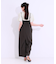 【S-LL】Iラインですっきり見え 大人見えサロペット