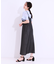 【S-LL】女性らしさ漂う ライトデニム Aラインキャミワンピース