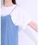 【S-LL】女性らしさ漂う ライトデニム Aラインキャミワンピース