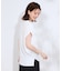 【S-LL/ひんやり/洗濯後しわになりにくい】程よいシアー感 ロゴTシャツブラウス