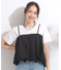【S-LL/2点セット】バルーンキャミ+Tシャツセット
