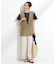 【S-LL】夏のレイヤードコーデに さらりと着られるメッシュジレ