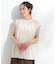 【S-LL/洗濯後しわになりにくい】上品にきれい見え スラブギャザーブラウス
