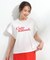【S-LL/汗ジミ軽減/ひんやり/UVカット】フリルTシャツ