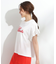 【S-LL/汗ジミ軽減/ひんやり/UVカット】フリルTシャツ