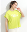 【S-LL/汗ジミ軽減/ひんやり/UVカット】フリルTシャツ