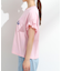 【S-LL/汗ジミ軽減/ひんやり/UVカット】フリルTシャツ