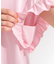 【S-LL/汗ジミ軽減/ひんやり/UVカット】フリルTシャツ