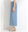 【洗える/S-LL/ひんやり】金ボタンがアクセント　大人のデニムガウチョパンツ