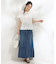 【洗える/S-LL】インせず着られる さらっと大人上品 刺繍トップス