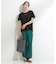 【洗える/S-LL】インせず着られる さらっと大人上品 刺繍トップス