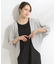 【ひんやり/UV/さらさらタッチ】女性らしさ漂う 5分袖ボレロカーディガン