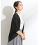 【ひんやり/UV/さらさらタッチ】女性らしさ漂う 5分袖ボレロカーディガン