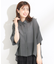 ゆるっと感がこなれ見え ワッシャーシアー半袖シャツ