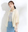 ゆるっと感がこなれ見え ワッシャーシアー半袖シャツ
