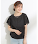 スカラップ刺繍レースが目を惹く ドルマントップス