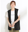 【S-LL/2点セット/体型カバーにも】着回しいろいろ ジレ＋ロゴTシャツ