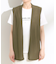 【S-LL/2点セット/体型カバーにも】着回しいろいろ ジレ＋ロゴTシャツ