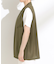 【S-LL/2点セット/体型カバーにも】着回しいろいろ ジレ＋ロゴTシャツ