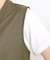 【S-LL/2点セット/体型カバーにも】着回しいろいろ ジレ＋ロゴTシャツ