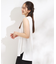 【汗ジミ軽減/ひんやり/UV】大人のヘルシーな着こなしに タックノースリーブチュニック