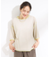 【S-LL/2点セット】配色使いがアクセント 半袖ニット+タンクトップ