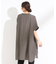 【S-LL/ひんやり】涼しく楽に体型カバー　ゆったりスキッパー半袖チュニック