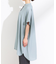 【S-LL/ひんやり】涼しく楽に体型カバー　ゆったりスキッパー半袖チュニック