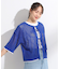 【2点セット/S-LL】メッシュリボン2WAYニット×フレンチスリーブTシャツ