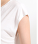 【2点セット/S-LL】メッシュリボン2WAYニット×フレンチスリーブTシャツ