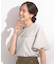 【S-LL/ひんやり/二の腕カバー】華やかさをプラスする お袖フリルTシャツ