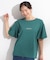 【S-LL/ひんやり/二の腕カバー】華やかさをプラスする お袖フリルTシャツ