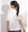 【S-LL/ひんやり/二の腕カバー】華やかさをプラスする お袖フリルTシャツ