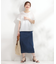 【S-LL】大人の上品な甘さ 刺繍レース切り替えトップス