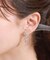 【チタンポスト】ボールチェーンピアス
