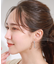 【チタンポスト】ボールチェーンピアス
