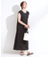 【S-LL/ひんやり】切替ラインですっきりと 1枚で着られるロングワンピース