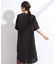 【洗える/S-LL/洗濯後しわになりにくい】バックレースアップチュニック
