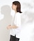 【S-LL/ひんやり/UV】女性らしい印象に スキッパートップス