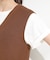 【S-LL】ゴールドボタンが上品 大人のニットベスト