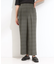 【S-LL/セットアップ可/洗濯後しわになりにくい】きちんと見え タックワイドパンツ