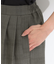 【S-LL/セットアップ可/洗濯後しわになりにくい】きちんと見え タックワイドパンツ