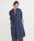 【S-LL】ロングシーズン活躍 デニムシャツワンピース