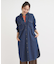 【S-LL】ロングシーズン活躍 デニムシャツワンピース