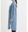 【S-LL】ロングシーズン活躍 デニムシャツワンピース